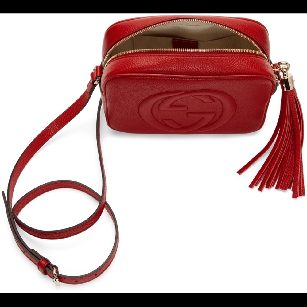 Gucci  Camera Bag Red Crossbody